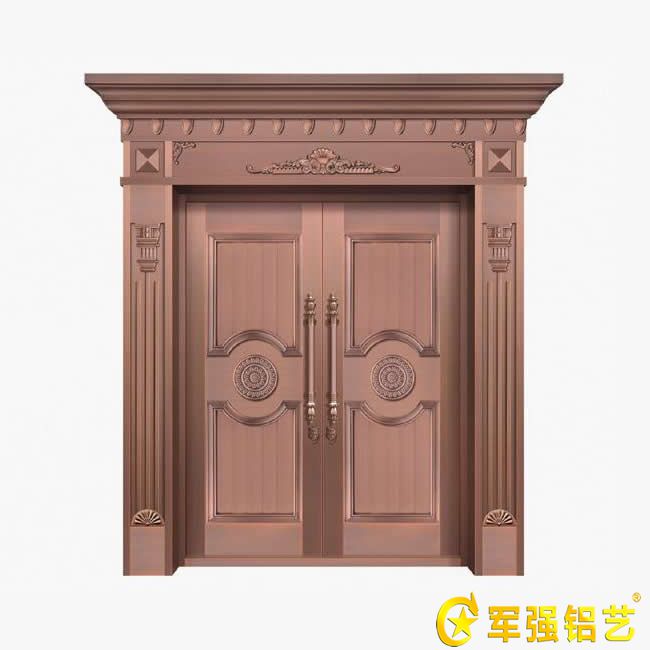会所纯铜大门